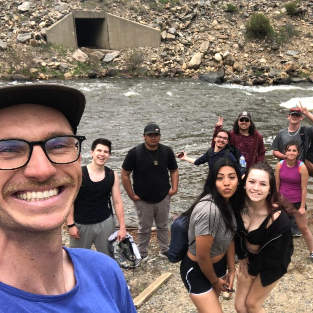 selfie of a group of people