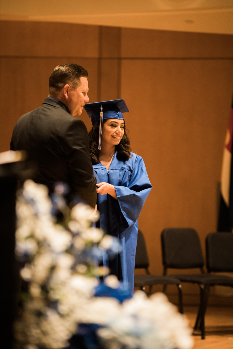 Girl in graduation