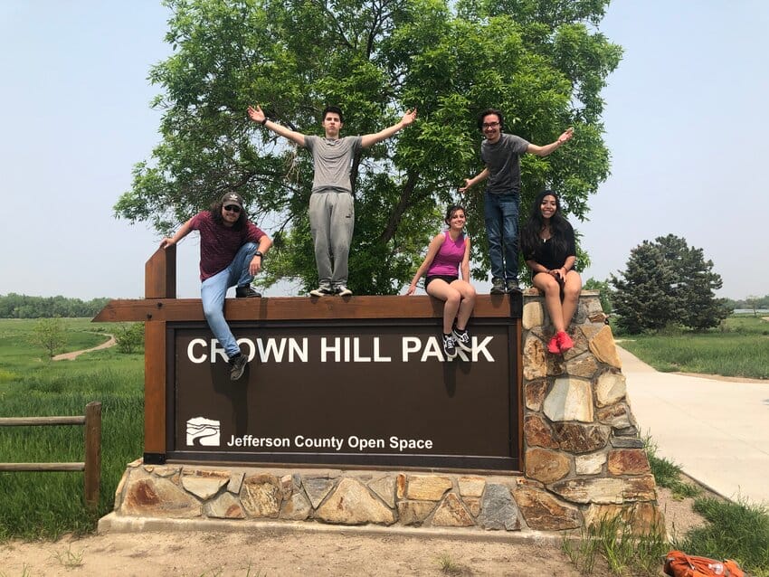 Group of friend taking a picture together